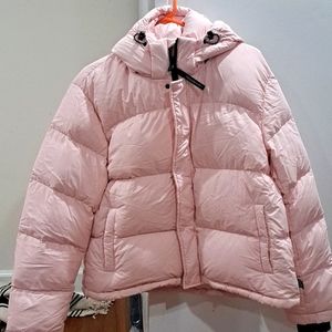 Pink Aritzia Super Puff Shorty